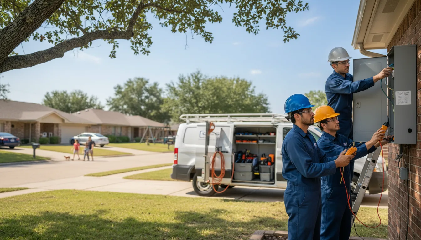 Certified electrician providing emergency electrical services in Nerinx, KY